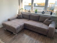 Sofabett aus hellbraunem Wildleder - wie neu Hamburg-Nord - Hamburg Winterhude Vorschau