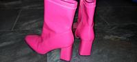 Stiefeletten Gr.38 Pink/Rosa Lack Fasching Karneval Catwalk Sachsen - Weißenborn Erzgebirge Vorschau