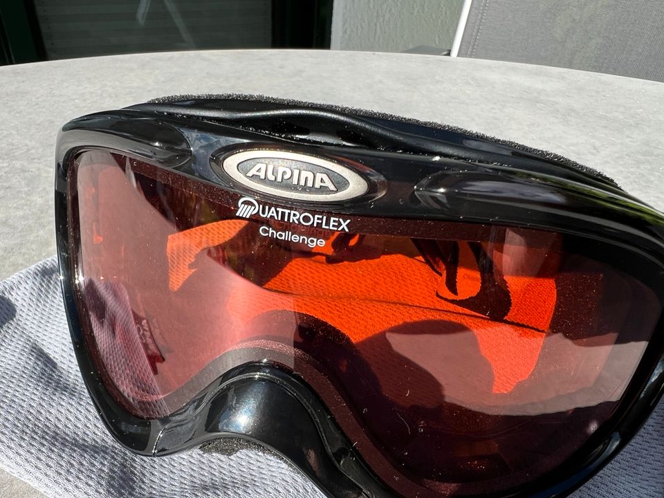 Alpina Quattroflex Challenge Skibrille Snowboardbrille in Klein Rogahn