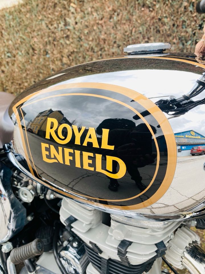 Royal Enfield Bullet Classic 500 Chrome Black 980km in Sprockhövel