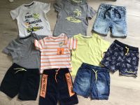 Baby Sommer Set Paket Tshirts Shorts grau gelb blau orange Gr 86 Nordrhein-Westfalen - Hiddenhausen Vorschau