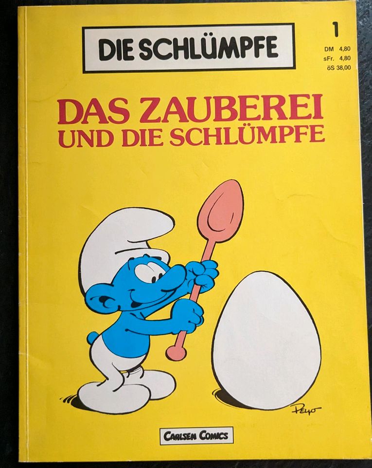 Comic "Das Zauberei und die Schlümpfe" in Berlin