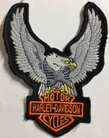 Logo Harley Davidson Patch Aufnäher Adler Milwaukee USA Sportster Bayern - Hohenaltheim Vorschau