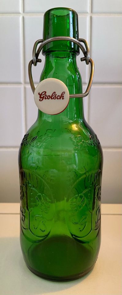 GROLSCH ⭐ VINTAGE BIERFLASCHE Glas Porzellankopf Bügelverschluss in Berlin