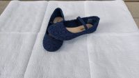 schicke Ballerinas blau Stickerei von Barbarella Gr. 31 Nordrhein-Westfalen - Lindlar Vorschau