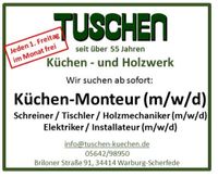 Schreiner / Tischler / Holzmechaniker (m/w/d) gesucht Nordrhein-Westfalen - Warburg Vorschau