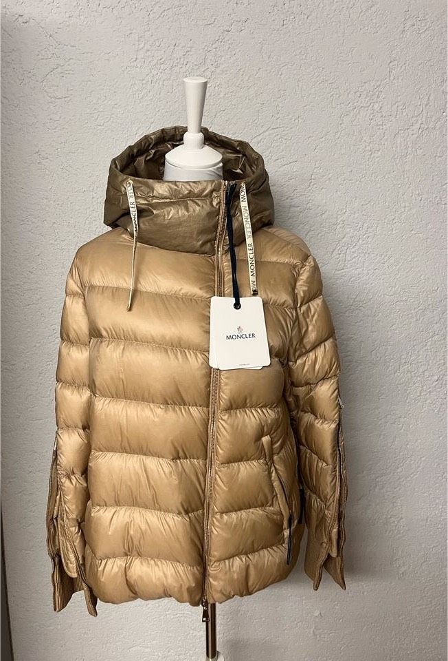 „MONCLER“ Kholm Winter Daunenjacke Gold 36 Gr. 1! NEU! in Grünwald