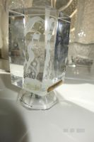 Glaskunst Glasblock massiv mit Seepferdchen aus Debki Polen 10 cm Duisburg - Duisburg-Mitte Vorschau