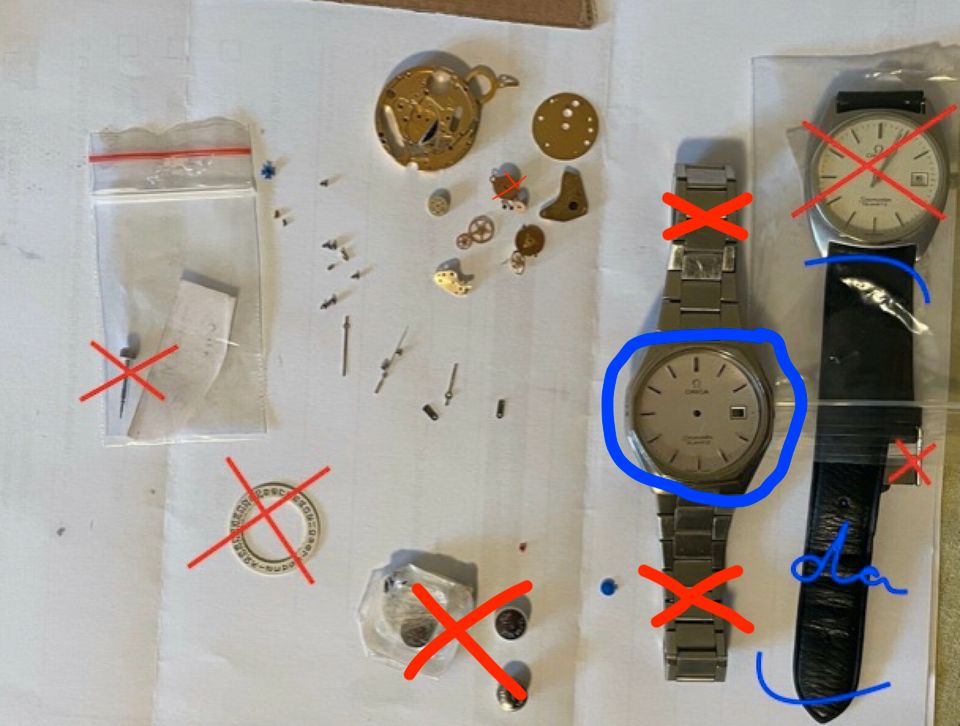 Omega Quarz 1342 Armbanduhr Ersatzteile Band Glieder Gehäuse in Hessen -  Guxhagen | eBay Kleinanzeigen ist jetzt Kleinanzeigen
