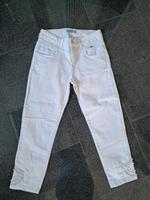 Zauberhafte Jeans TREDY Gr. 38 weiß mit Perlen  TOP Nordrhein-Westfalen - Heinsberg Vorschau