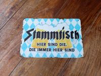 Blechschild Retro Deko Stammtisch Freunde Nordrhein-Westfalen - Nettetal Vorschau