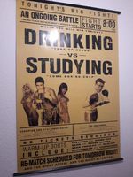 Poster Drinking vs Studying Dresden - Pieschen Vorschau