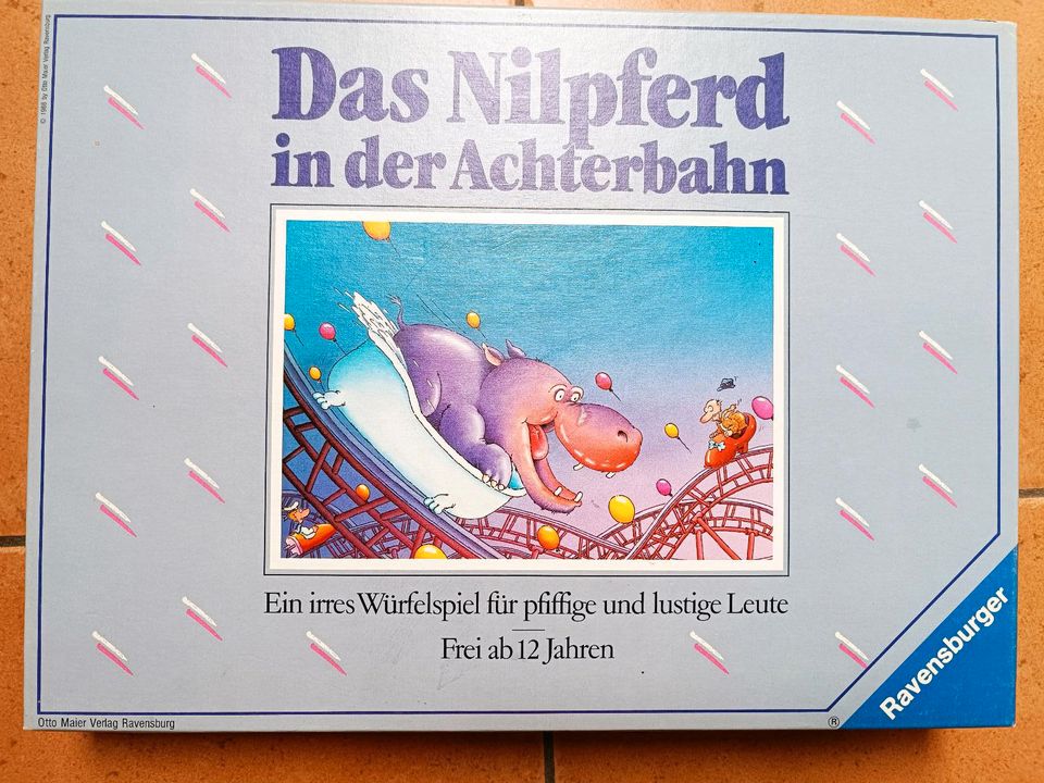 Spiel Gesellschaftsspiel Das Nilpferd in der Achterbahn in Isenbüttel