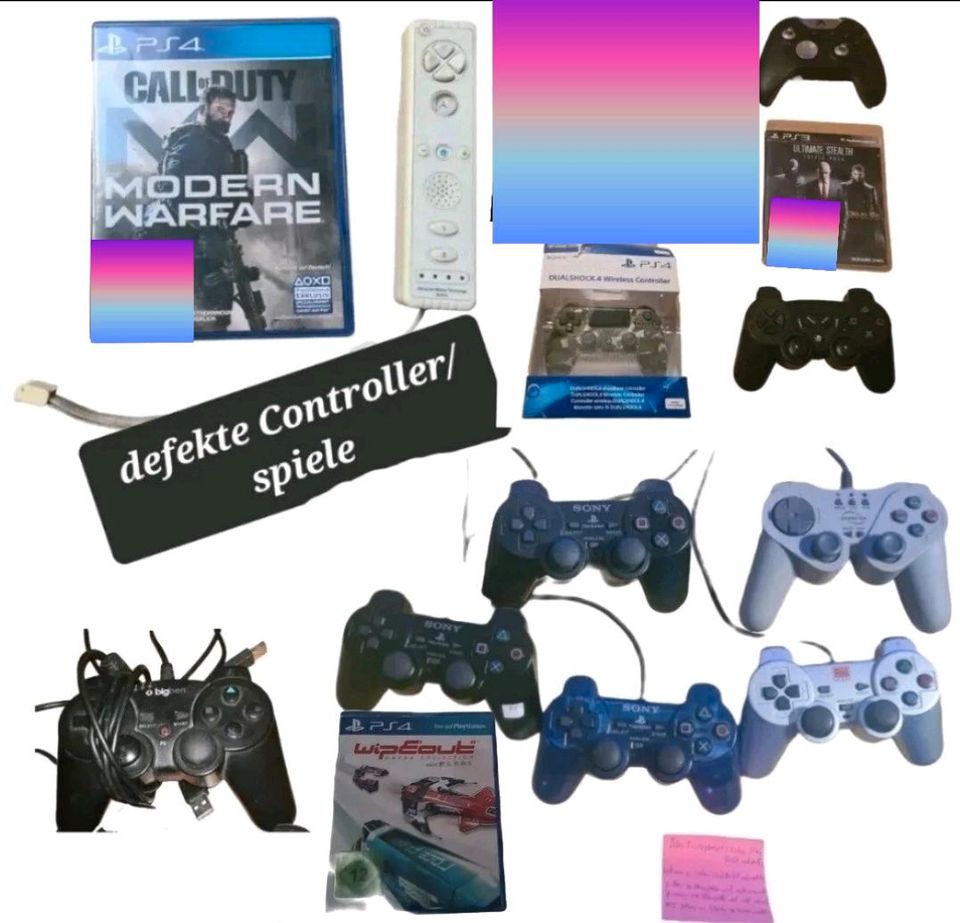 Defekte Controller - Defekte spiele - Playstation 2, ps3, ps4 in Deggendorf