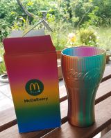 Coca Cola Regenbogen Glas von McDonald's, McDelivery 2022 Hessen - Schwalbach a. Taunus Vorschau