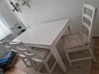 Ausziehtisch & 4 Stühlen weiß IKEA Sachsen-Anhalt - Schönebeck (Elbe) Vorschau