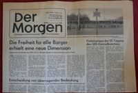 Der Morgen Nr. 266 Zeitung Zentralorgan LDPD 11./12. Nov.1989 Wandsbek - Hamburg Bramfeld Vorschau