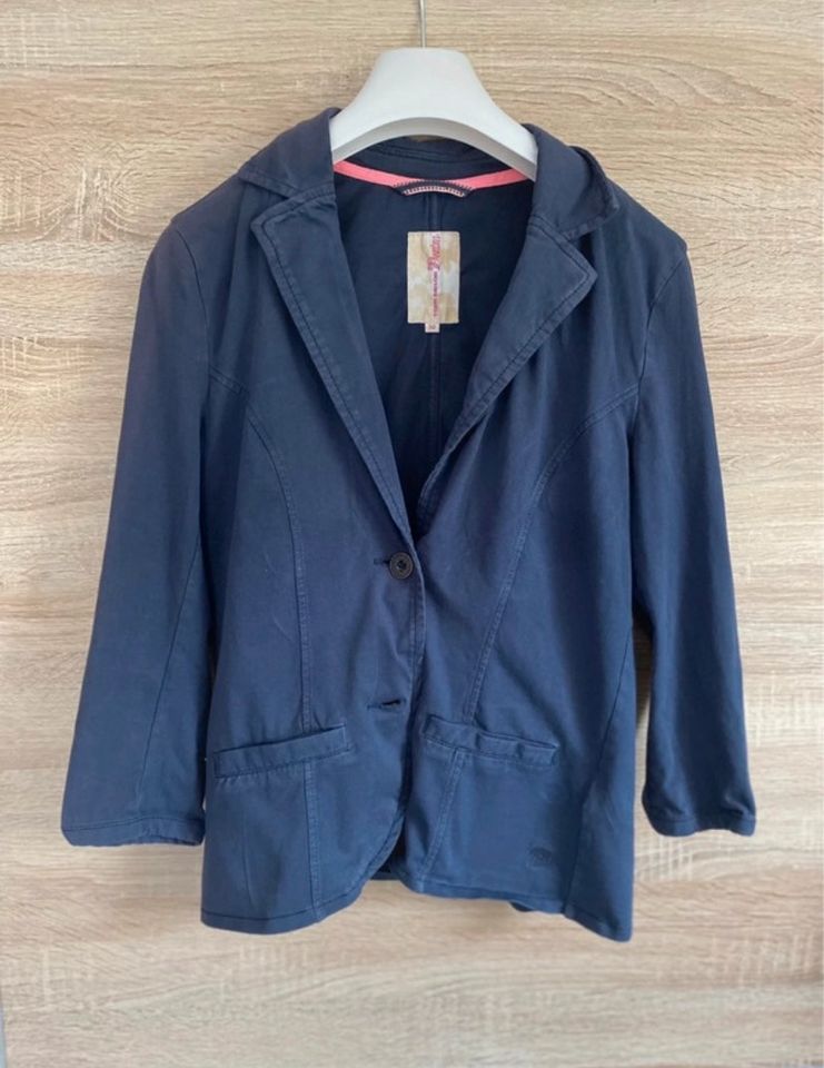 Dunkelblauer Damen Blazer von Tom Tailor, Größe M in Baden-Baden