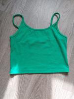 Crop Top Ripp Grün Bauchfrei Oberteil S Damen Brandenburg - Teltow Vorschau