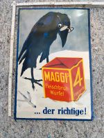 Blechschild Reklame Magnetschild ,Maggi, Kolonialwaren Borsdorf - Panitzsch Vorschau