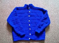 Strickjacke, Gr. 122/ 128, blau Bayern - Gauting Vorschau