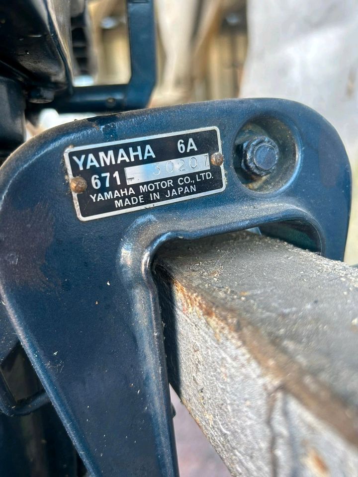 Außenborder Yamaha 6A 671 6PS Langschaft top Zustand in Lehre