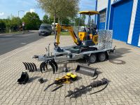 Minibagger BK1250JS + Tieflader + Zubehör *17.113€ NETTO*KUBOTA*BERGER KRAUS*JOYSTICK*SOFORT!* Hessen - Kassel Vorschau