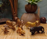 Set 15 Figuren Sammler Schleich Raubkatzen Tiger Gepard Panther Nordrhein-Westfalen - Haan Vorschau