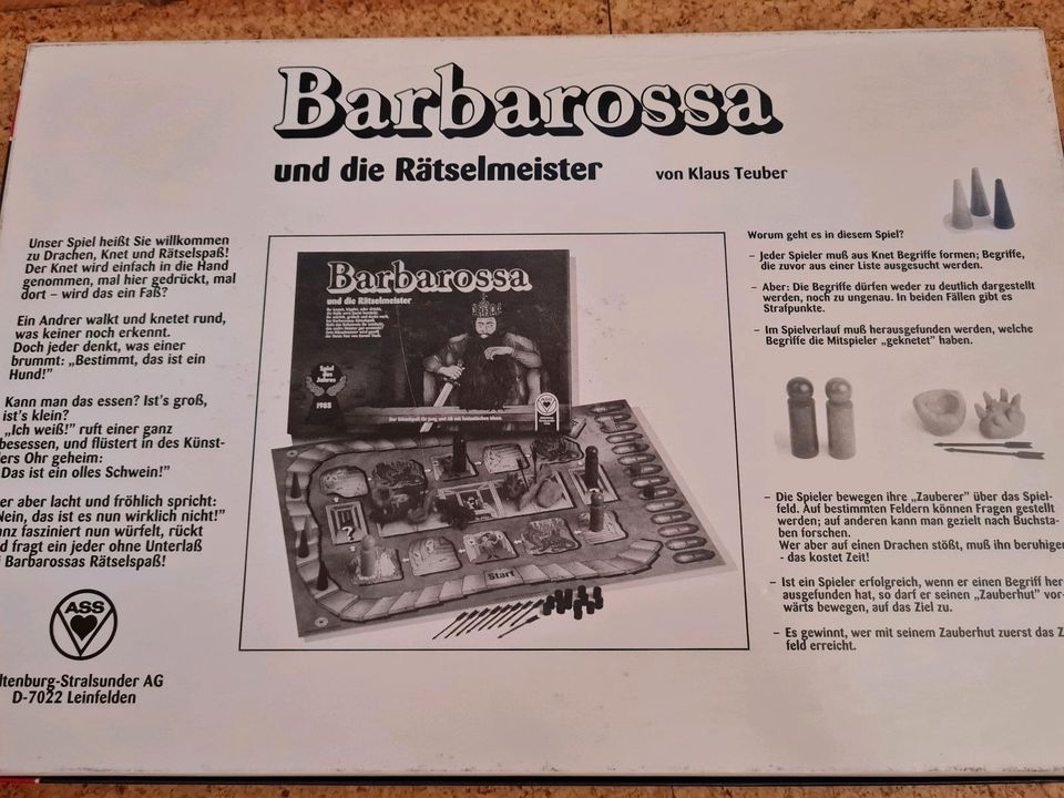 Barbarossa und die rätselmeister brettspiel in St. Wendel