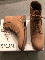 Kiomi Boots Stiefelette mit Flechtdetails braun Gr. 39 Bayern - Windberg Vorschau