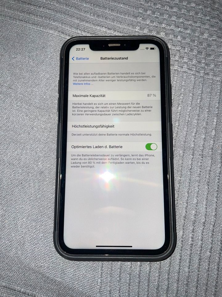 Apple iPhone XR 64GB Schwarz inkl. Schutzhülle Panzerfolie in Reinfeld