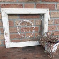 Fenster alt vintage Plott shabby chic Wunschtext Deko Geschenk Eimsbüttel - Hamburg Schnelsen Vorschau