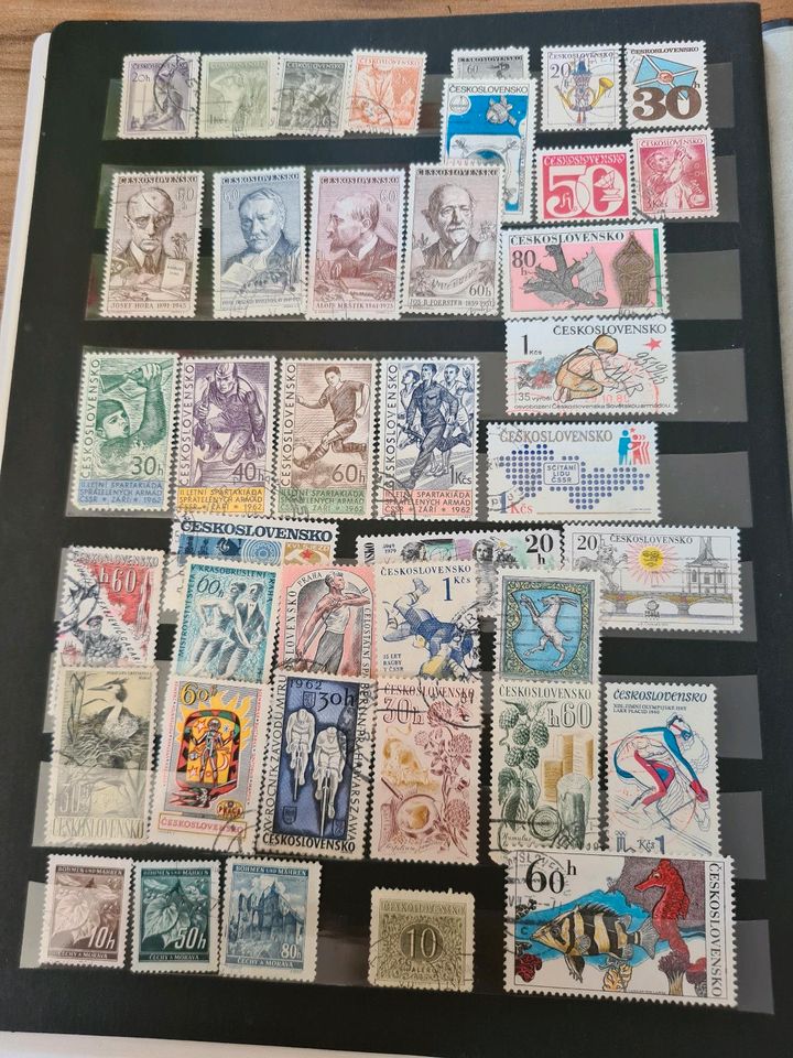 ‼️ Briefmarkenalbum Briefmarken Sammelmarken 70er 80er 90er ‼️ in Ellefeld