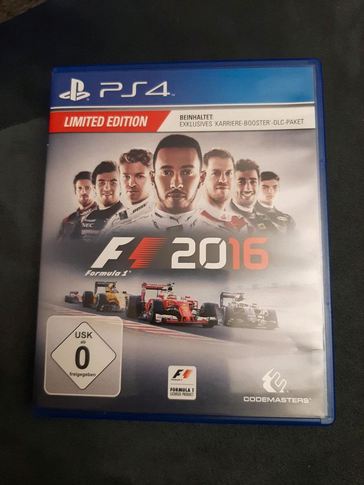 Spiel für PS4 Playstation F1 (Formel 1) 2016 in Weitefeld
