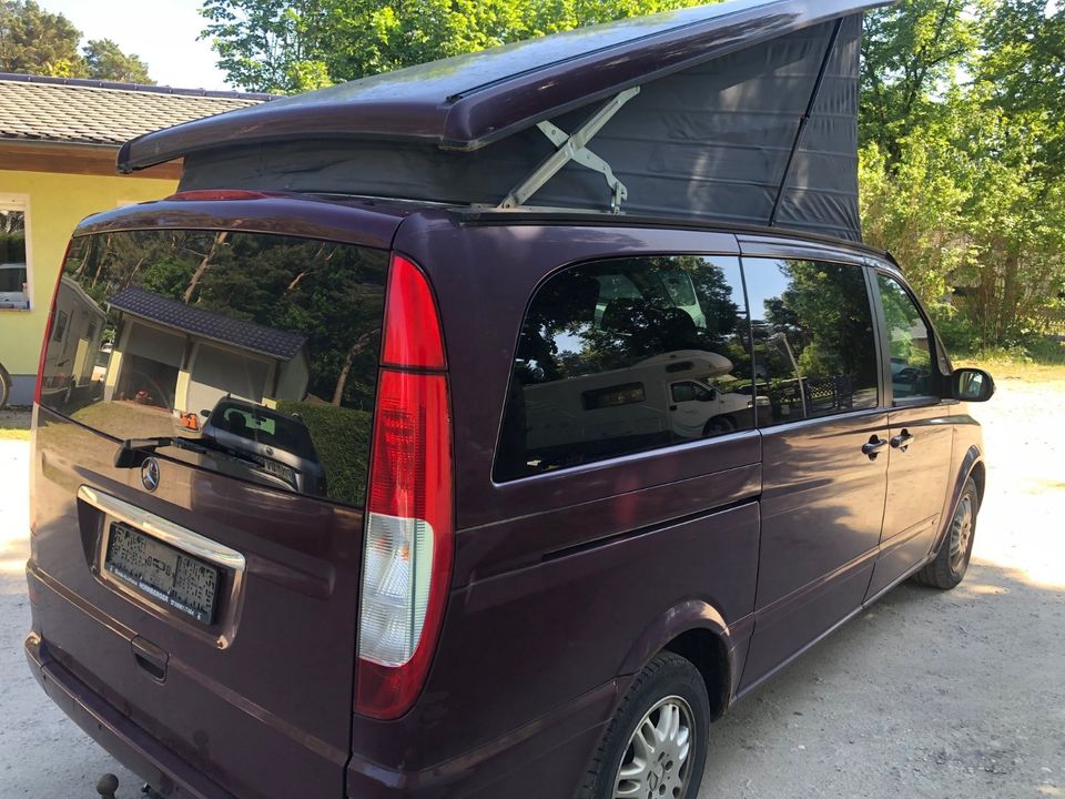 Mercedes Viano Fun Westfalia Aufstelldach 1.Hand Schiebetür R+L in Beelitz