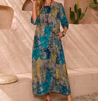 Kleid bunt Kaftan maxikleid s 36 neu Nordrhein-Westfalen - Krefeld Vorschau