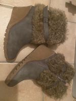 Winterschuhe Absatz Wedges Plateau Fell 39 40 Boots München - Berg-am-Laim Vorschau