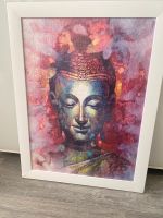 Buddha pink rosa Bild rahmen Puzzle weiß handmade 48x58 1a Hessen - Dietzenbach Vorschau