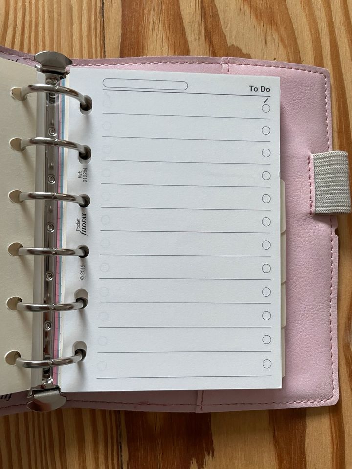 Filofax Domino soft Pocket Organizer Kalender Budgetplaner in Hamburg