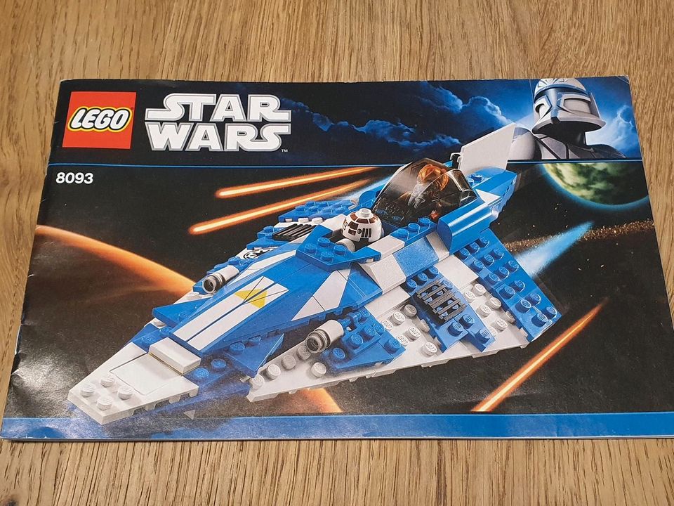 Star Wars Plo Koon's Jedi Starfighter Nr. 8093 *Komplett* in Büchen