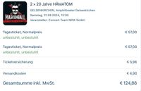 20 Jahre Hämatom - Maskenball Tickets - Gelsenkirchen - 31.08.24 Nordrhein-Westfalen - Lindlar Vorschau