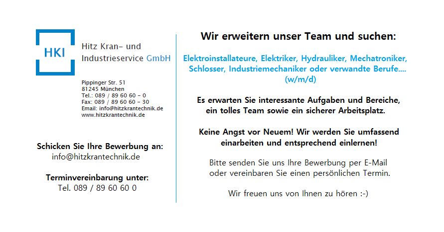 Elektriker, Elektroniker, Mechatroniker u. Quereinsteiger (m/w/d) in Fürstenfeldbruck