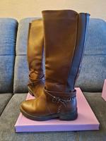 Stiefel in Größe 37 braun Baden-Württemberg - Karlsruhe Vorschau