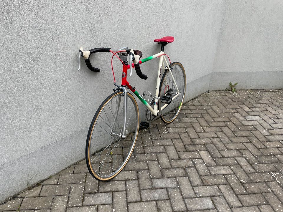 Giant Peloton Superlite Rennrad Retro Vintage RH 58 cm Rot Grün in Düsseldorf