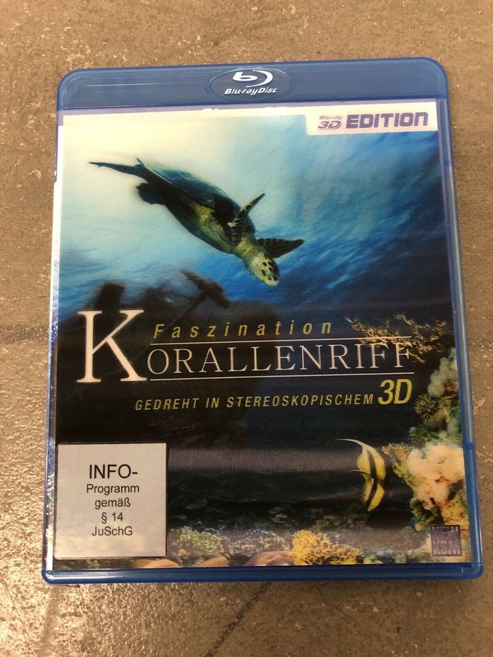 Faszination Korallenriff DVD 3D Blue-Ray Neuwertig in Neu-Isenburg
