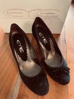 Eye Damen Pumps 38 schwarz Schuhe High Heels Sandalen Samt Nordrhein-Westfalen - Soest Vorschau