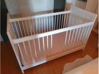 Babybett Bopita Echtholz 70x140 weiß + Ravensberger Matratze Baden-Württemberg - Karlsruhe Vorschau