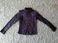 edc by Esprit Bluse ❤ Langarm, blaugrau, Stickerei ❤ Gr. S Bayern - Bernhardswald Vorschau