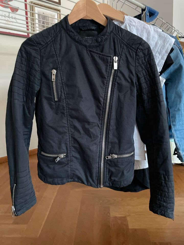 Maison Scotch Biker Jacke Gr. XS schwarz in Centrum