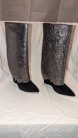 Islo Italy Leder HighHeel Wedges Keilabsatz Stulpen Stiefel Gr.41 Hessen - Bad Camberg Vorschau